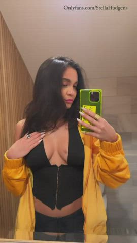 boobs celebrity flashing onlyfans topless gif