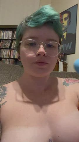 drooling oral toy gif