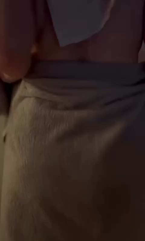 amateur ass bathroom booty fansly milf sexy tease towel wife curvy-chicks thick-booty