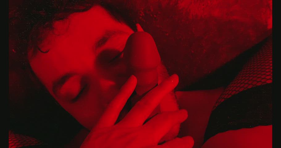 Riding his face while stroking my cock