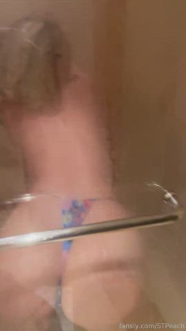 Bikini Pawg Shower gif