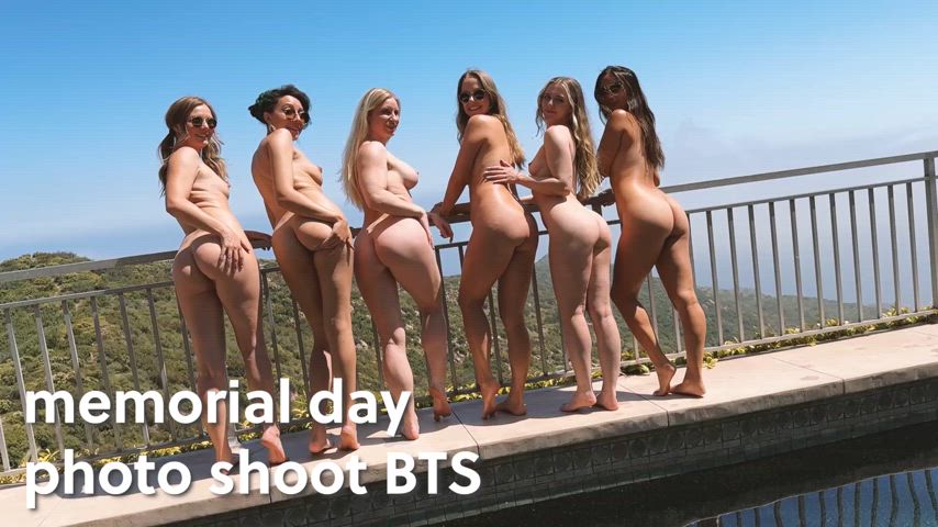 In case you were wondering what it’s like behind the scenes for a photoshoot, here