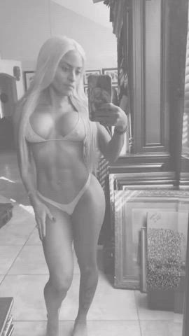 big tits cute latina petite tight tiny wrestling gif