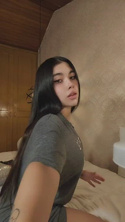 Amateur Dancing Homemade OnlyFans Teen TikTok gif