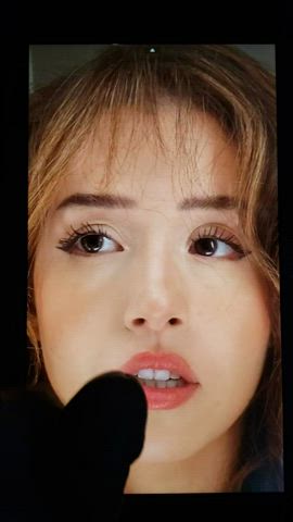 celebrity cum pretty tribute gif