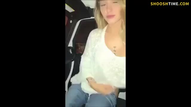 Blonde in Car