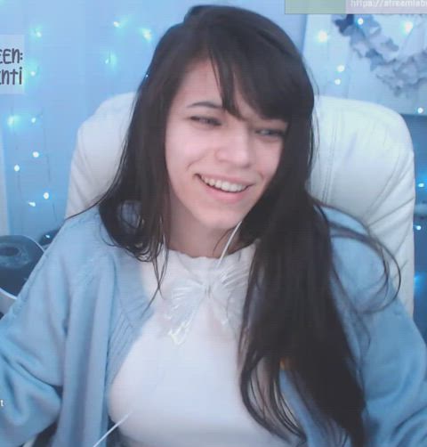 babe ebony fetish funny laughing sfw gif