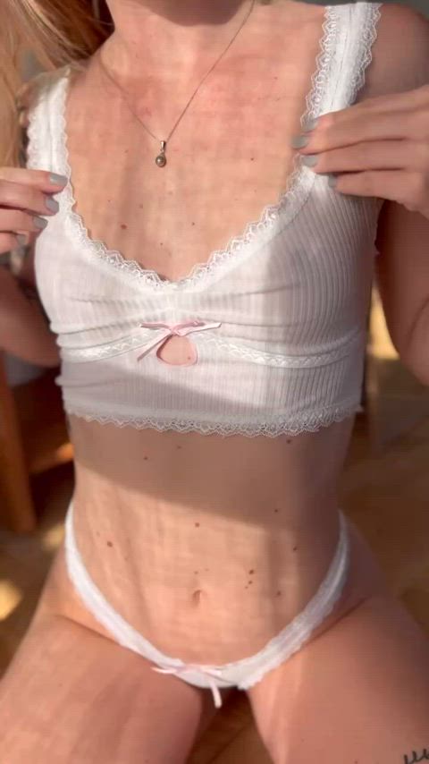 amateur boobs homemade natural tits petite gif