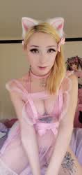 Blonde Cosplay Cute Strip Tattoo gif