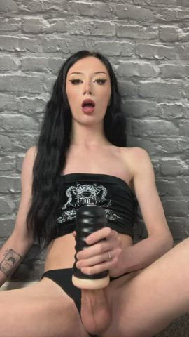POV : you walk in on me using my Fleshlight and I ask you to sit on me instead 🤭