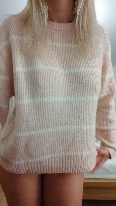(OC) Are these natural Swedish tittys bigger than you expected hidden under my jumper?