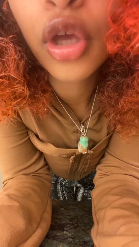 clothed curly hair dancing ebony gif