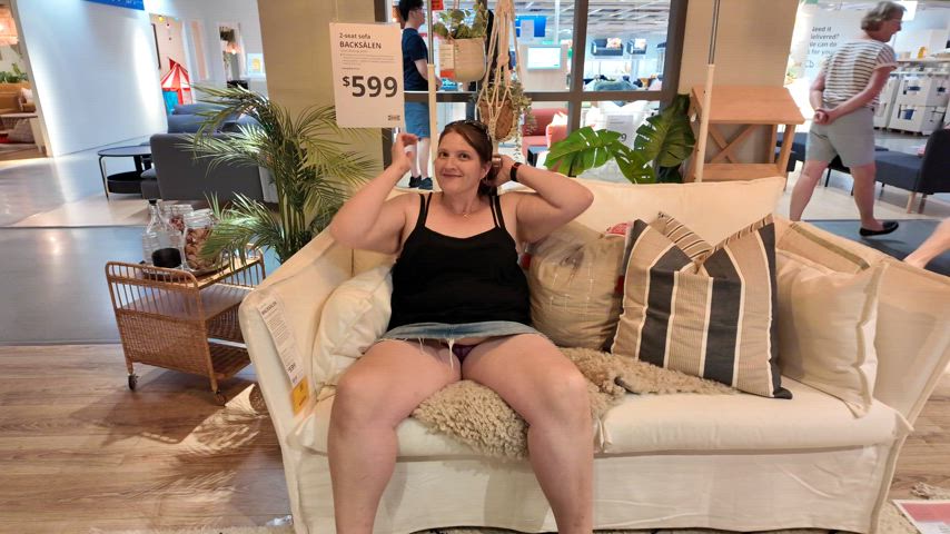 bbw chubby exposed fansly flashing milf public pussy tits exposed-in-public gif