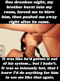 blowjob brother cumshot forced sister gif