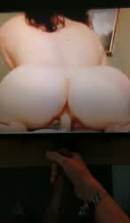 Cum On Ass Cumshot Tribute gif