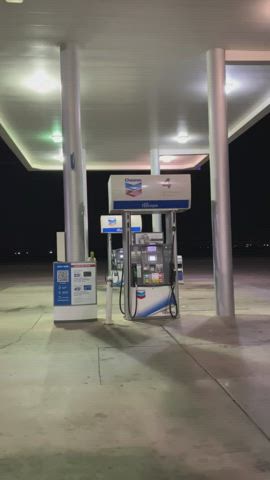Sneaking at your local gas station...