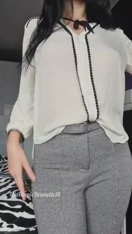 asian big tits panties strip thong tits titty drop gif