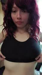 Redhead Slow Motion Titty Drop Porn GIF by pisces2400