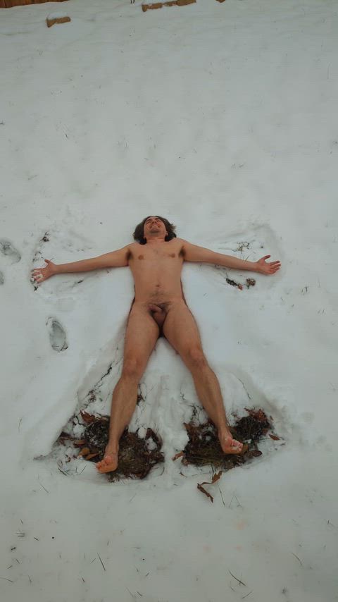 My biblically inaccurate snow angel