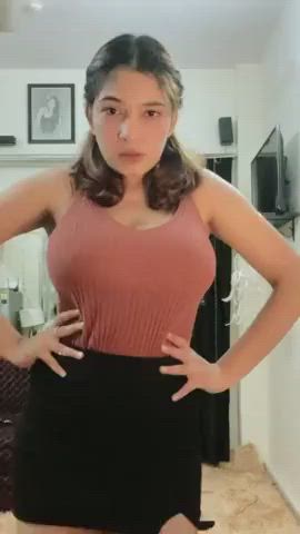 Busty Dancing Desi gif