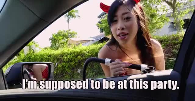 Asian teen fucks