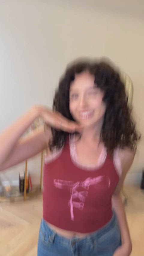 celebrity dancing gamer girl middle finger seducing seduction sexy tiktok gif