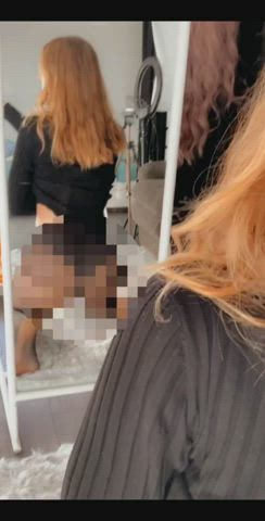 ass censored mirror gif