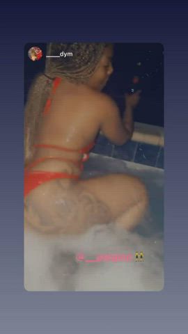 Ass Big Ass Booty Bouncing Ebony Jiggling Legs Tattoo Thick gif