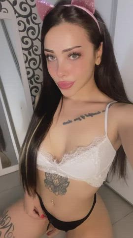 deepthroat lingerie nsfw pawg gif