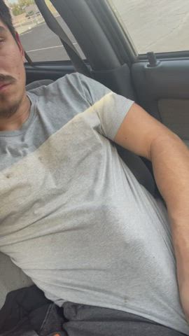 Big Balls Big Dick Public gif