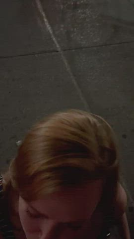 Big Dick Blowjob on a streetcorner
