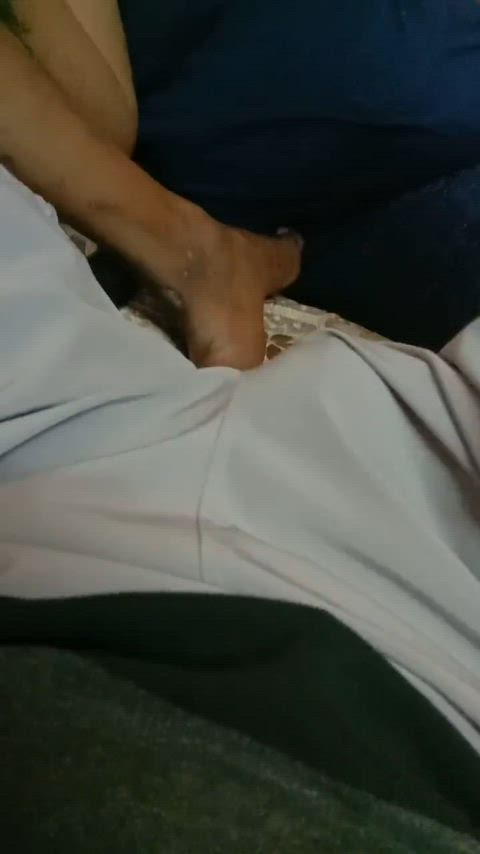 Playing with aunty.