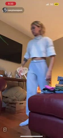 boobs nipslip tiktok gif