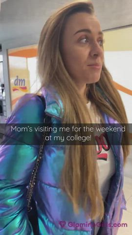 Mom Visits Me For The Weekend