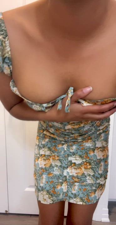 Dress Ebony Model Tight TikTok gif