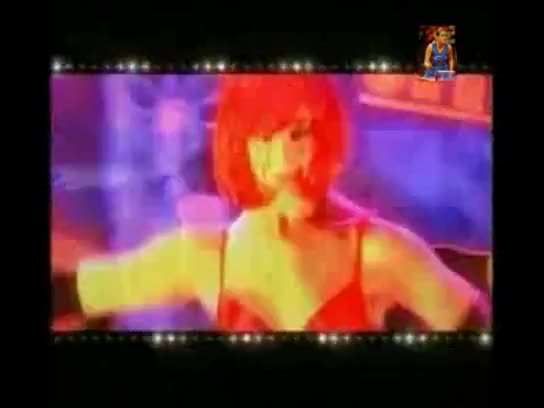 Ultra sexy big tits girl plays strip poker on TV show