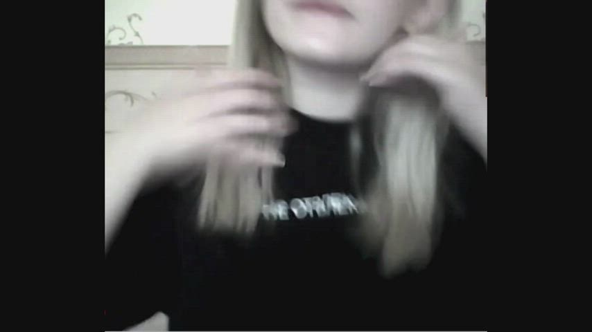 18 years old blonde boobs camgirl nipple play nipples russian tits webcam gif