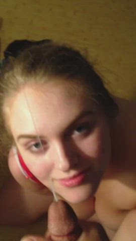 cum cumshot facial gif