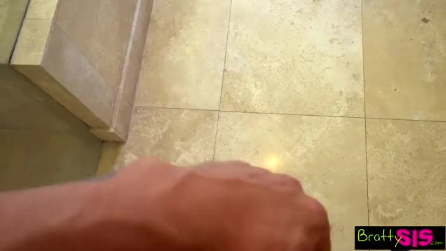 Bratty Sis - Helping StepBro With his Blue Balls