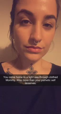 Curvy Humiliation See Through Clothing gif