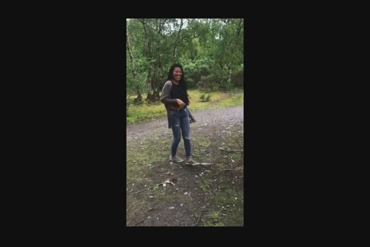 filipina flashing hawaiian gif
