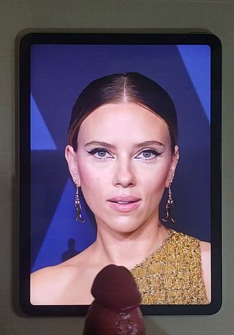 jizz on Scarlett johansson, drained my balls.