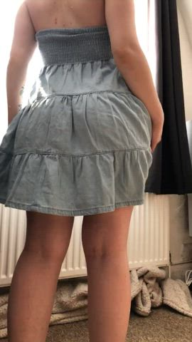 Revealing my thick ass for you..