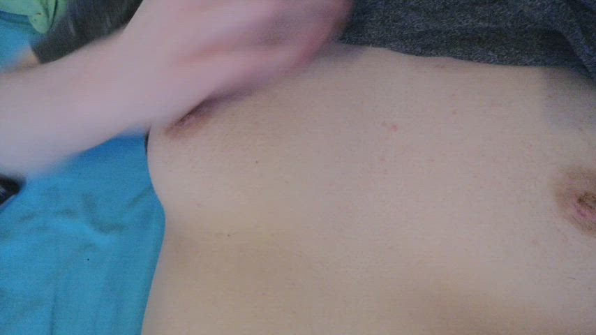 Having fun with my tits