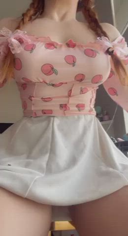 There’s nothing sweeter than ginger pussy, especially when it comes from a busty