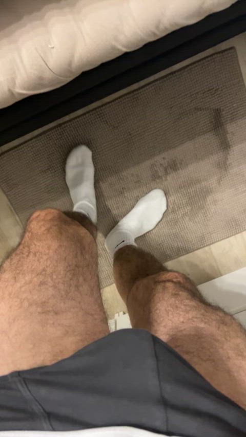 Wanna sniff my socks?
