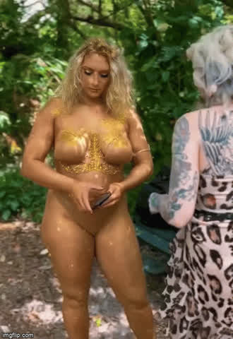 big ass big tits thick wrestling gif
