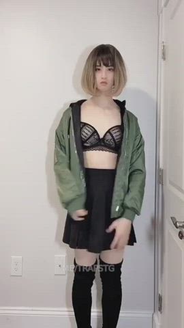 Asian Stockings Trans Webcam gif