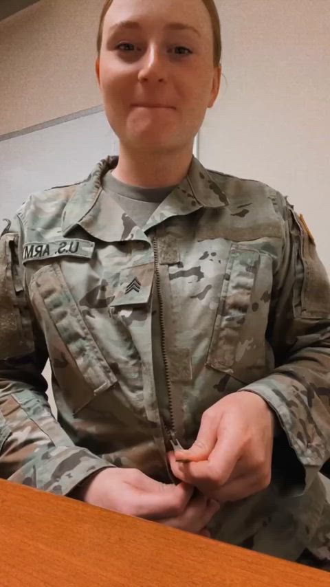 So glad my commander didn’t walk in on me