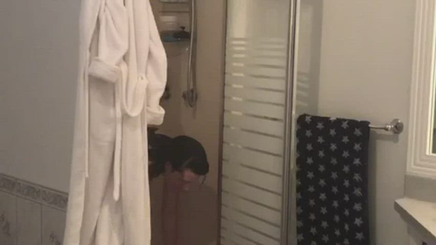 Step-Sister Tits Voyeur gif